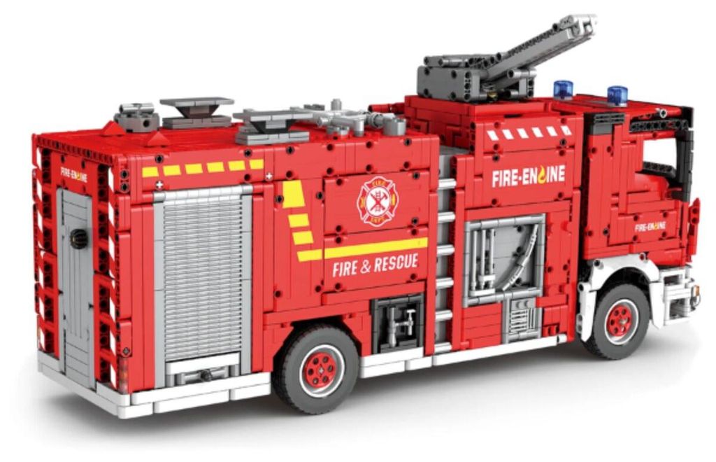 Brandweerwagen set van bouwstenen, 2692 onderdelen Productafbeelding 