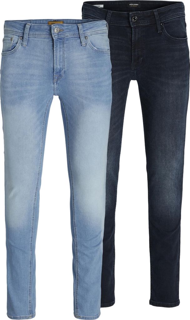Jack & Jones Jeans Skinny 2 Pack Jeanshose JJILIAM JJORIGINAL AGI Jeanstrouser