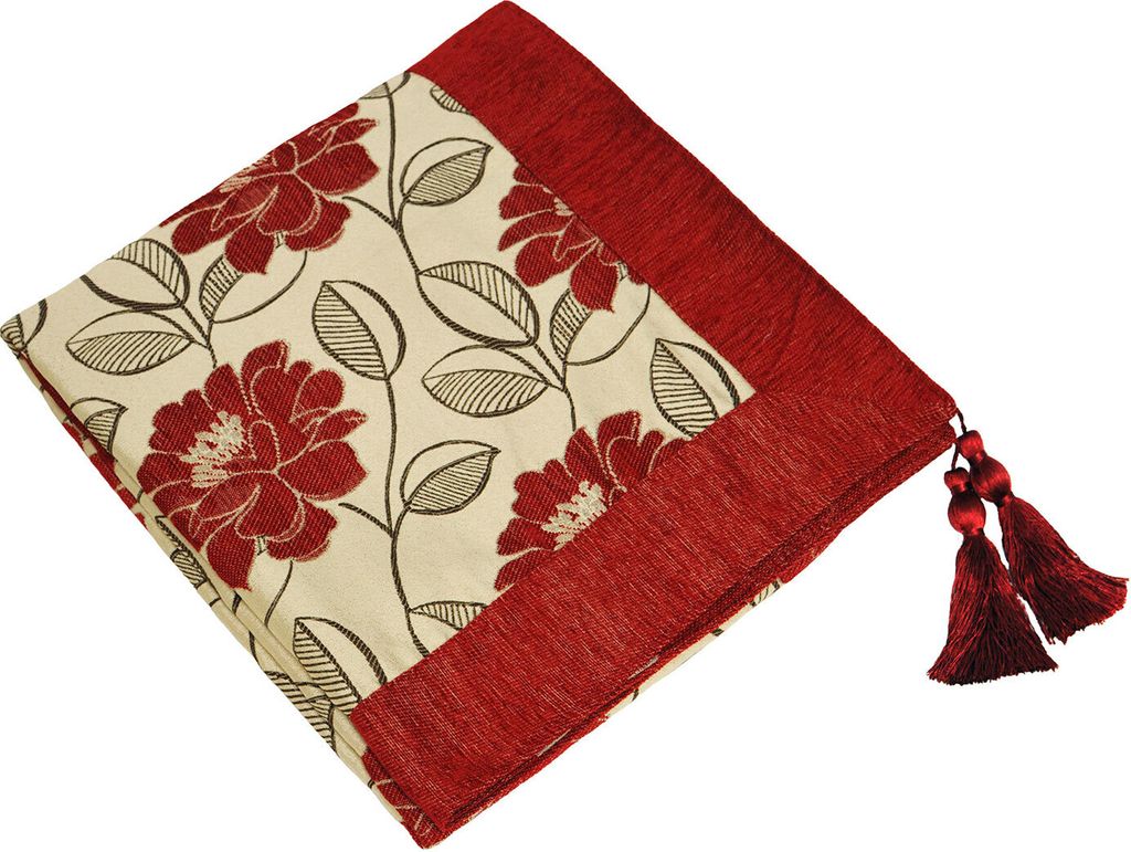 Riva Home Mayflower Überwurf RV615 (145x180cm) (Rot)