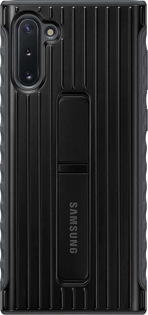 Vetro Retro Samsung Galaxy Note 10 - Cover Posteriore Nero Aura