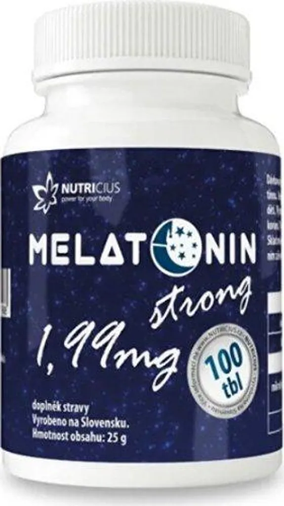 Mélatonine Forte 1,99 mg Complément Sommeil 100 Comprimés Cure 3 Mois