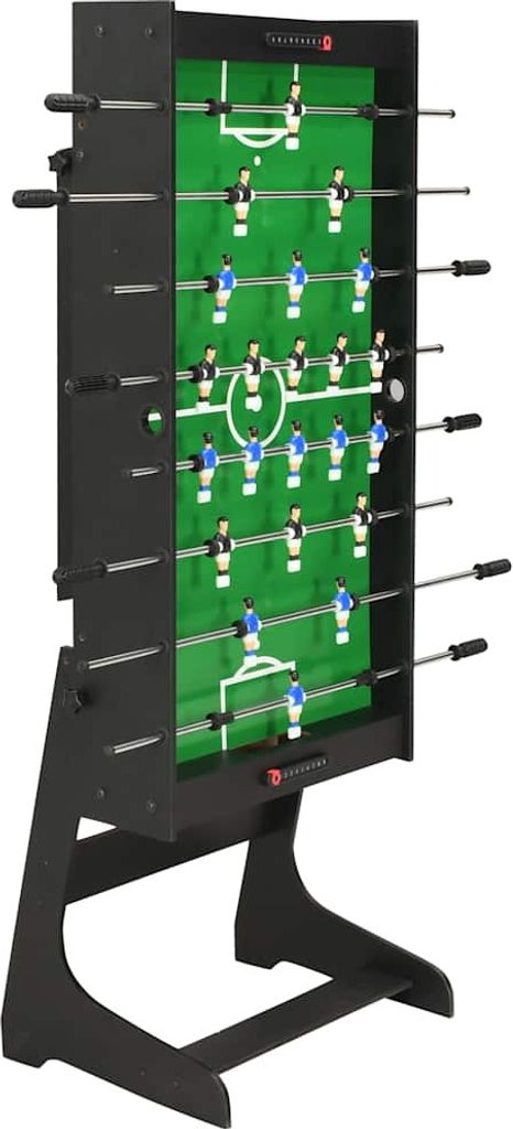 vidaXL Skládací stolní fotbal 121 x 61 x 80 cm černý Obrázek produktu 3
