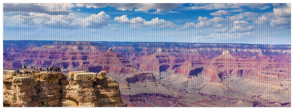 Wallario Duschmatte Antirutschmatte Badmatte Fußmatte Felsenschlucht im Grand Canyon Park Arizona, Größe ca. 180 x 65 cm