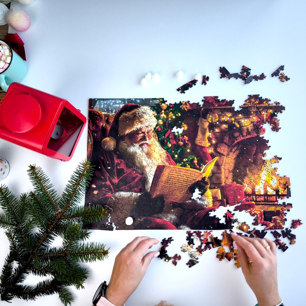 Milliwood Holzpuzzles - Weihnachten - Santa Claus - 500 Produktbild 7