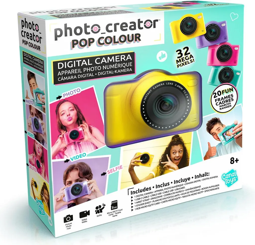 Appareil photo numérique Canal Toys antichoc pour enfants créatifs