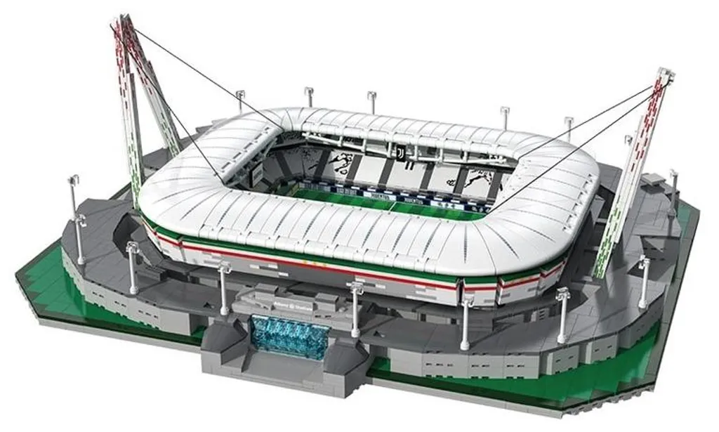 Stade de l'Allianz Juventus : Réplique architecturale de 3638 briques