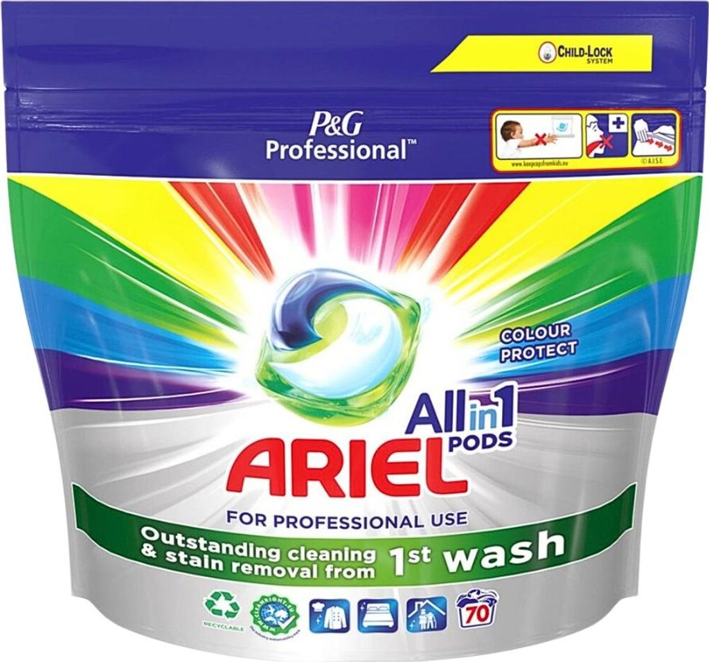 Ariel Color All-In-1 Waschmittel-Pods – Schützt die Farben – 70 Wäschen - 1 Stück