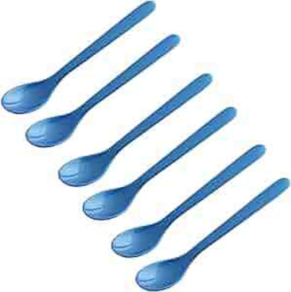 Cucchiaini Per Uova Fackelmann - Set 4 Colorati, Plastica Retro, Lavabili In Lavastoviglie - Foto 7