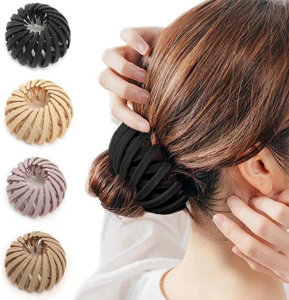 Pince Cheveux Anti-Glisse Nid d'Oiseau : Tenue Longue Durée Lot de 4