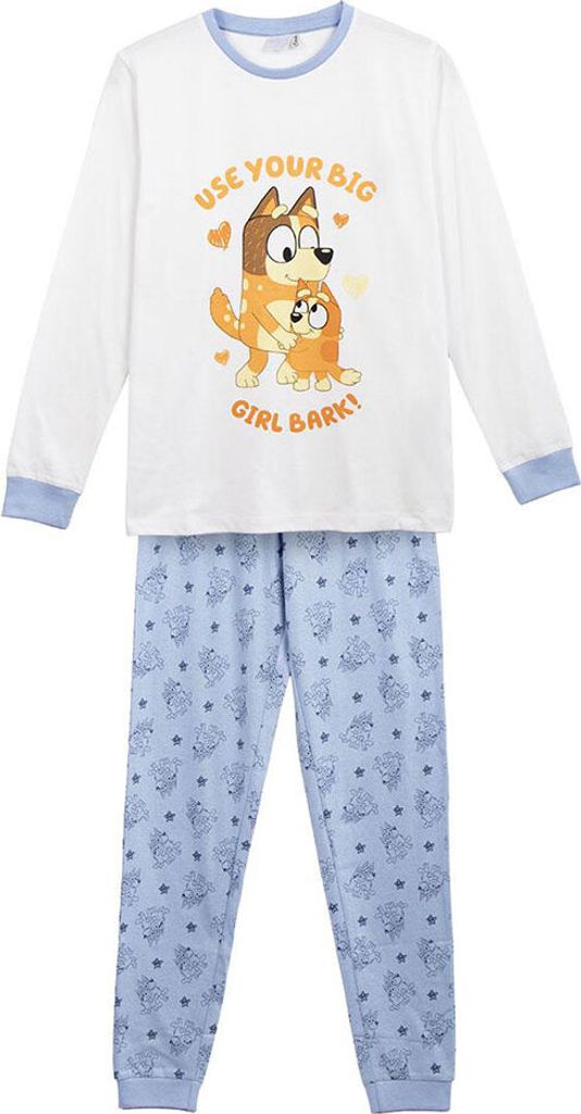 Cerda Group Bluey Langarm-pyjama-t-shirt Weiß XS Frau Weiß XS