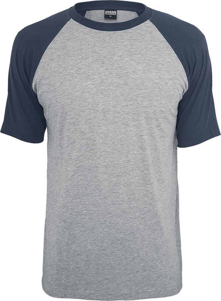 Urban Classics T-Shirt Herren Raglan Contrast Tee grau Produktbild 