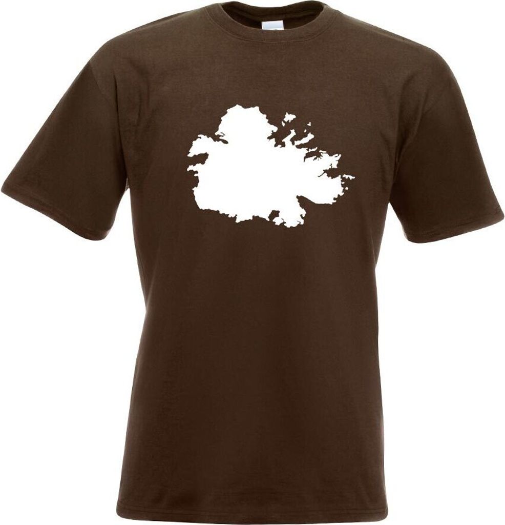 Kiwistar - T-Shirt - Chocolate - Antigua und Barbuda Herren Funshirt Bedruckt Design Sprüche Spruch Motive - mit Motiv Bedruckt - Funshirt Design ...