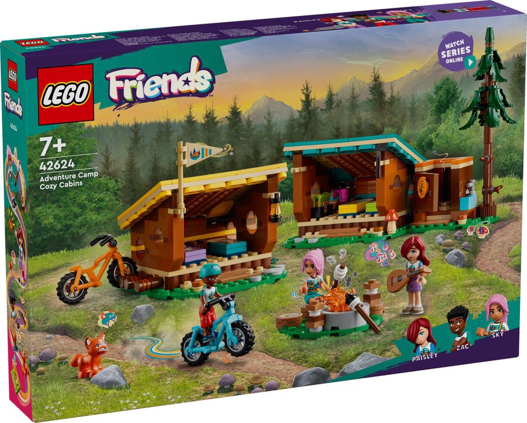LEGO Friends 42624 Gemütliche Hütten im Abenteuercamp