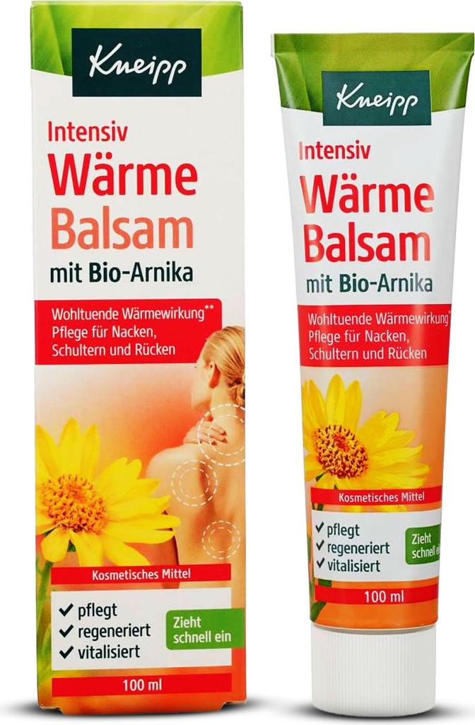 Kneipp Balsamo riscaldante intensivo con arnica biologica Immagine del prodotto 