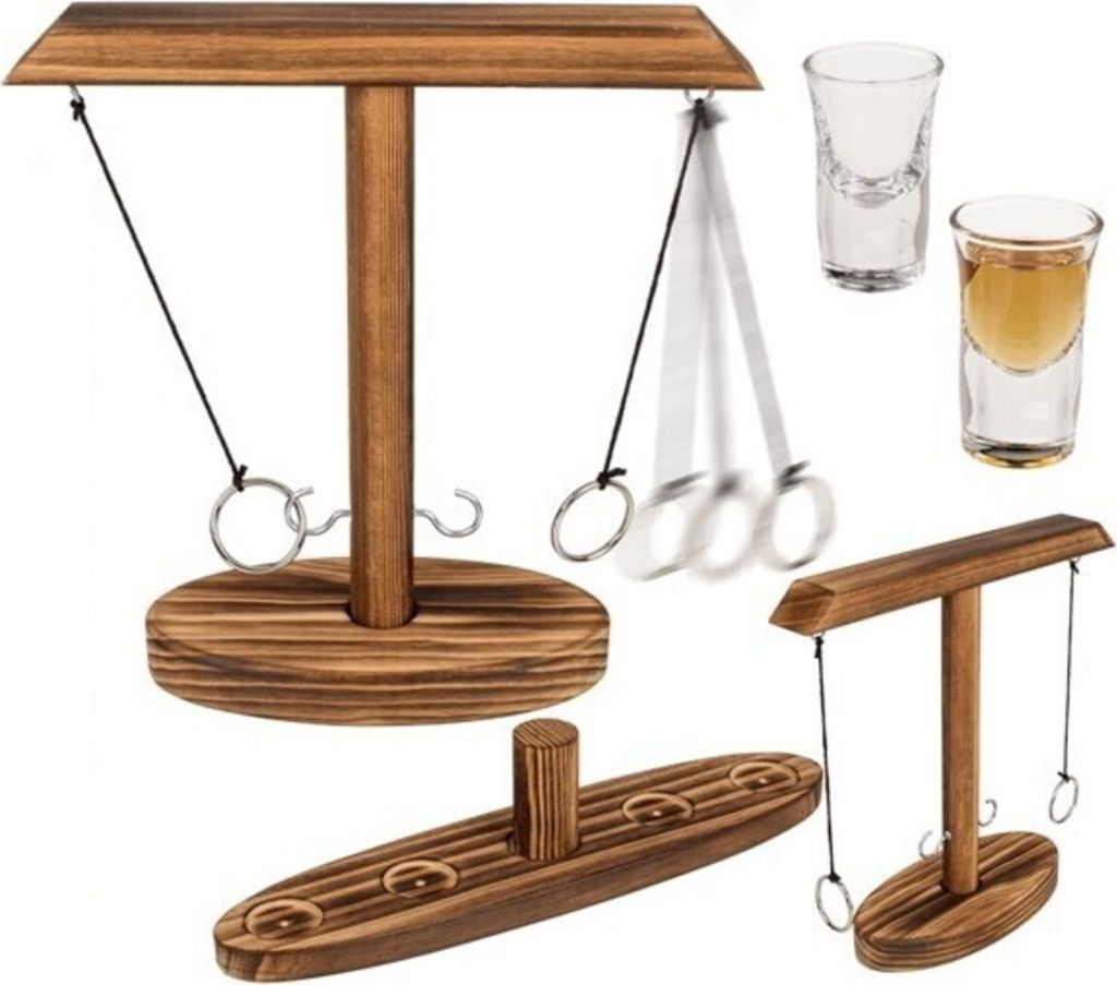 OOTB Ringwurf-Trinkspiel aus Holz ca. 25 cm