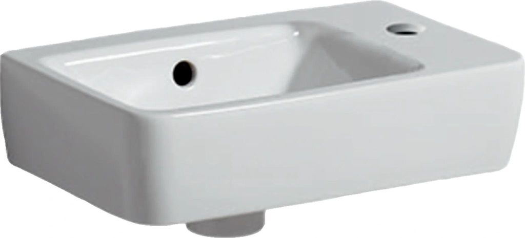 Geberit RenCompact HWB, 400x250 mm, HL re, mit ÜL, 1 Stk. Produktbild 