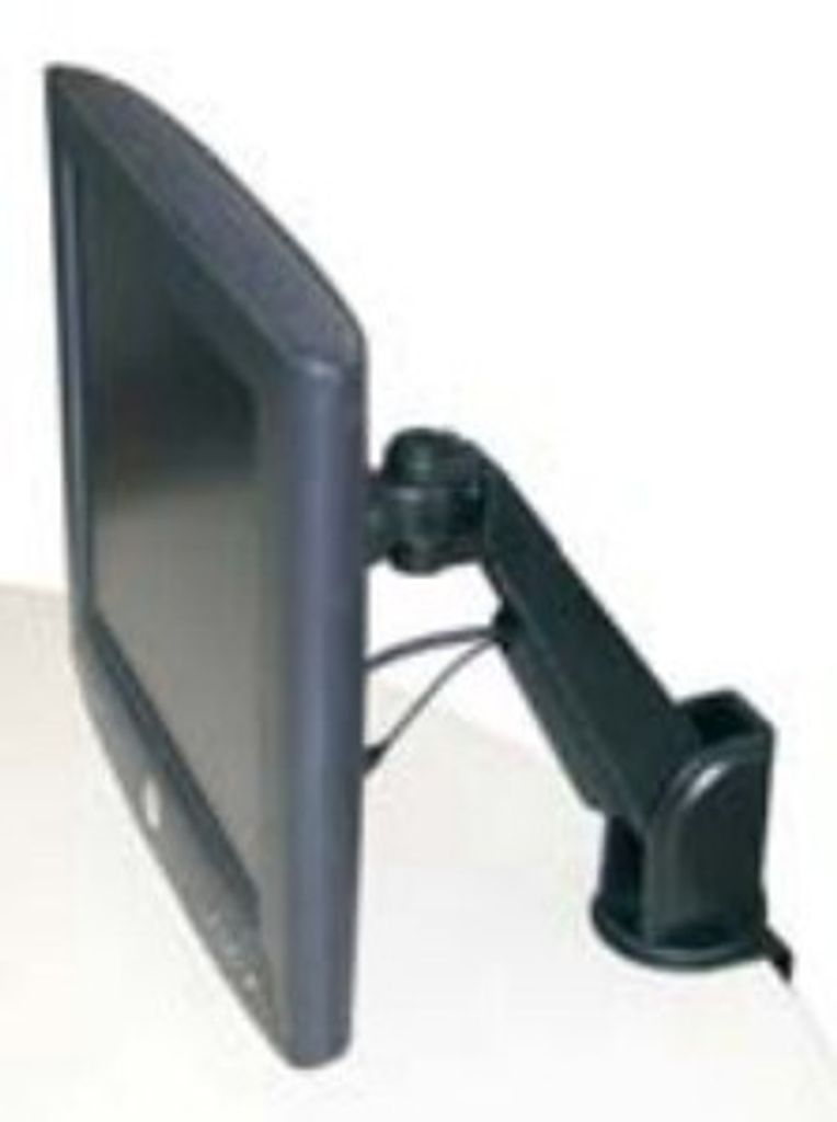 EXPONENT Monitor-Halterung 50805 50805 schwarz für 1 Monitor, Tischklemme