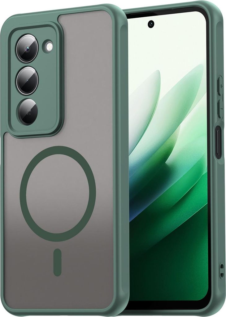 Handyhülle für Xiaomi Redmi 15 Grün Modelle Matt Case Schutzhülle Kratzfest Passgenau