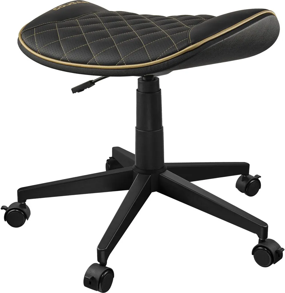 Cougar Crosser Gaming-Hocker Noir et Or - Tabouret Gaming de Précision