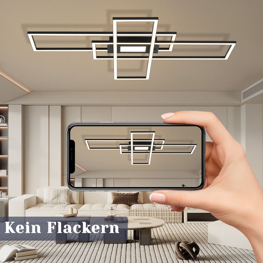 Smart Deckenventilator mit Licht und Fernbedienung Smart Deckenventilator mit Licht und Fernbedienung
