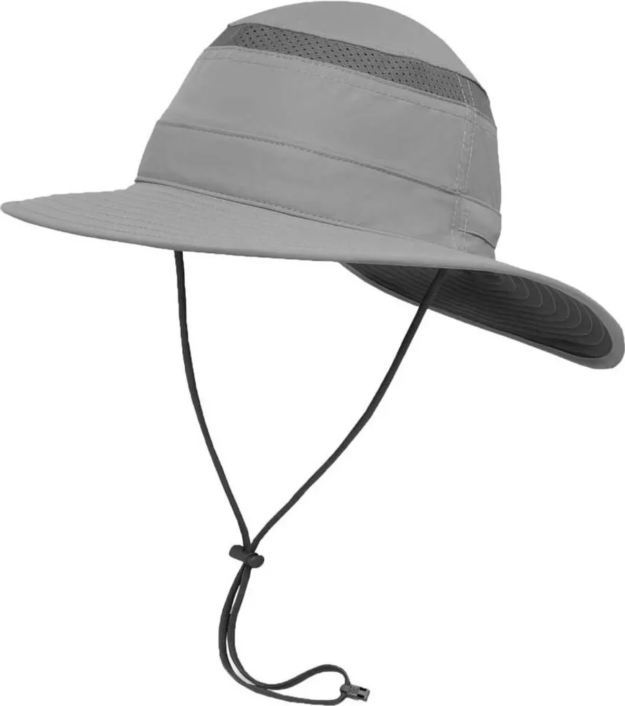 Chapeau de Voyage Cruiser Gris M Idéal Randonnée et Activités Nautiques