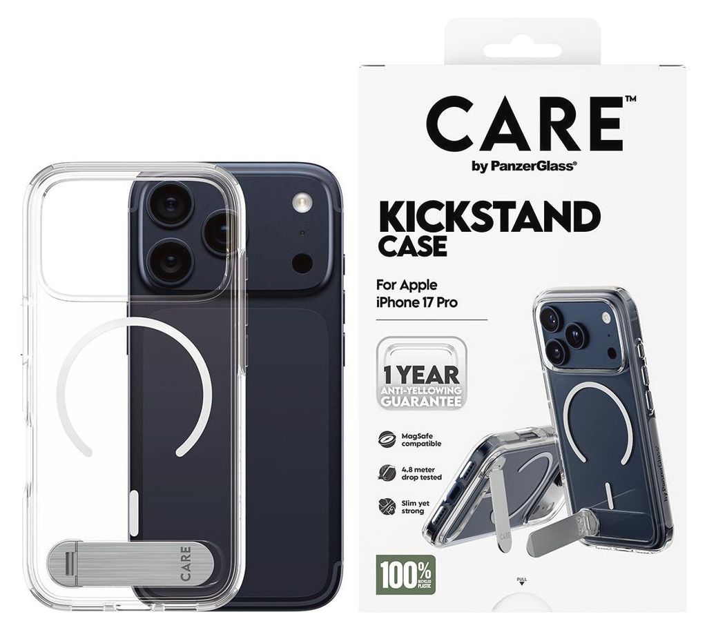 PanzerGlass CARE by ® Custodia trasparente con supporto e Immagine del prodotto 