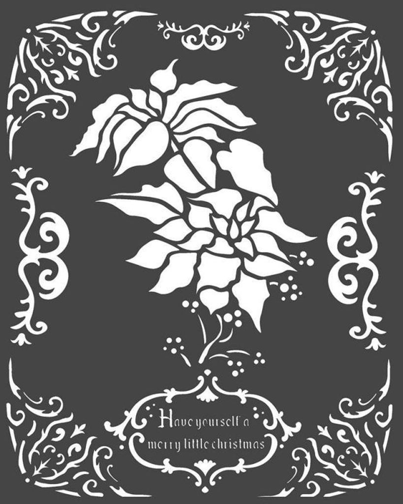 STAMPERIA Mixed Media Schablone STENCIL - Wintermärchen Stern von Bethlehem