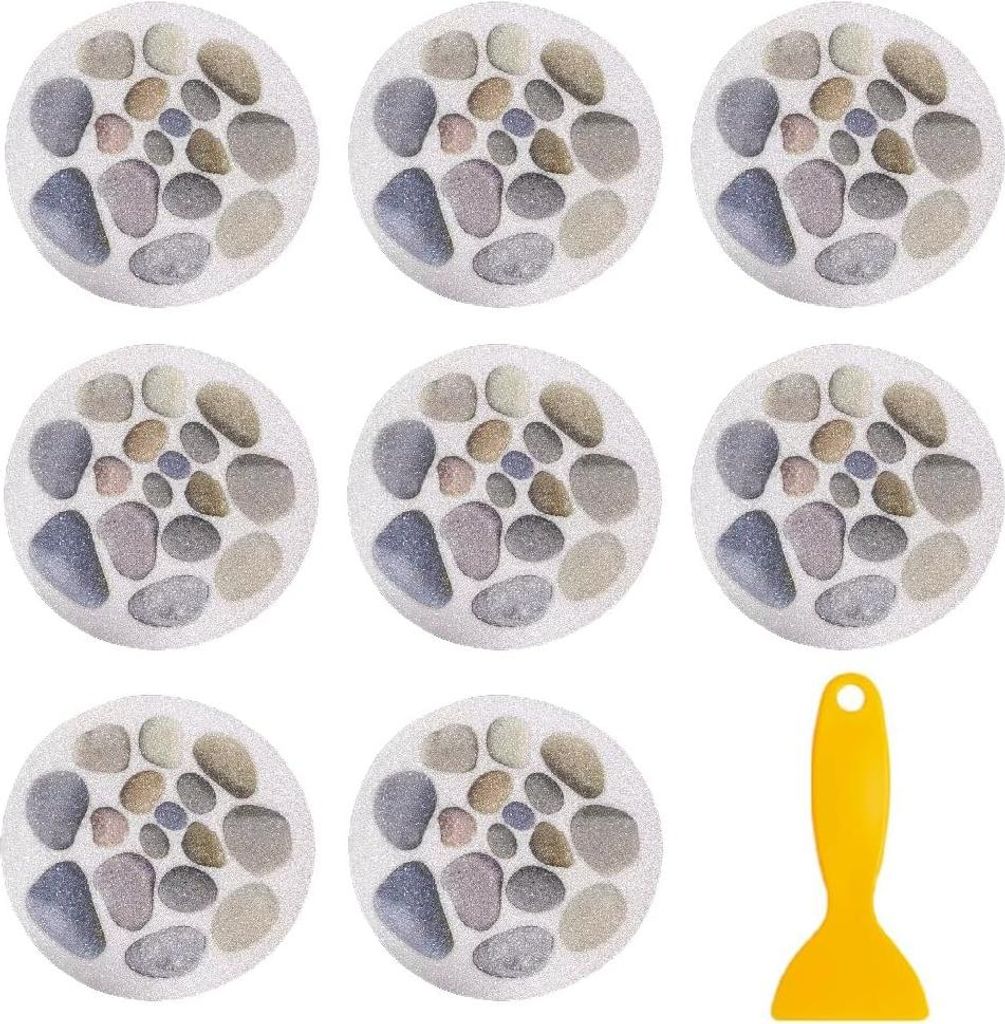 Lowats Antislip-Badstickers 8 Stück selbstklebende Antislip-Sticker Dusche Antislip-Sticker Matte selbstklebende Antislip-Sticker Antislip-Sticker...