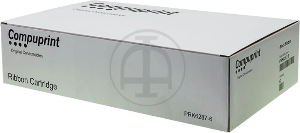 Ruban pour imprimante Compuprint SP40P PRK6287-6 Noir Bureau - Pack de 6