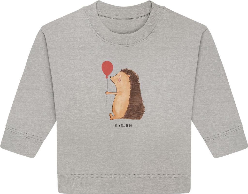Mr. & Mrs. Panda Organic Baby Pullover Igel Luftballon 6. - Produktbild 