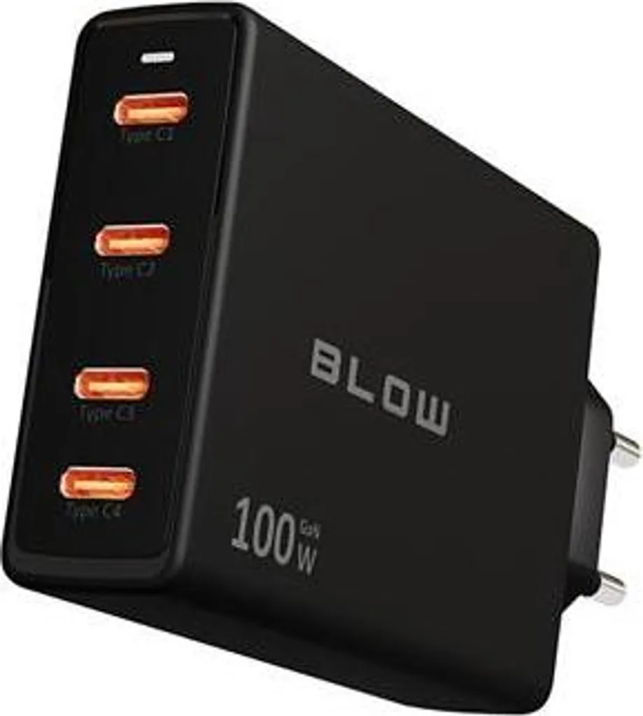 Station de Charge 4 ports USB-C 100W GaN BLOW 76-031 Charge Rapide