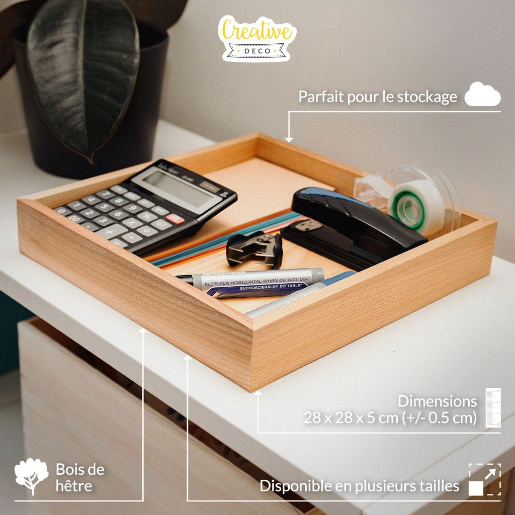 Creative Deco Pannelli di Legno | Set di 6 Pezzi | 30x30 cm Immagine del prodotto 