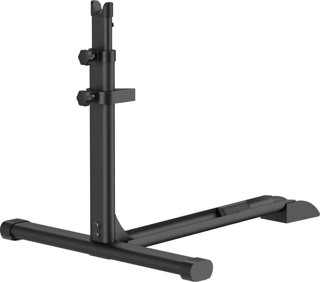 Support de rangement vélo au sol ajustable - Rack stable en acier noir