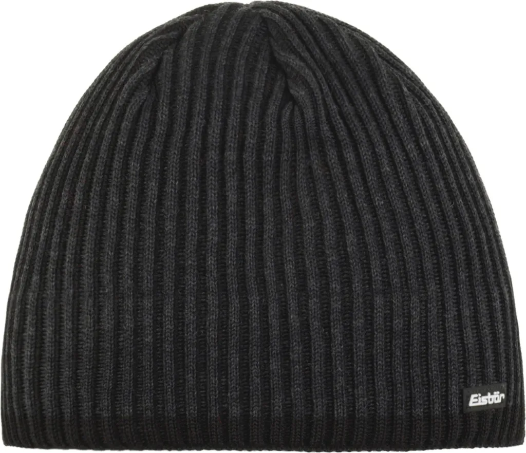 Bonnet de Ski Eisbär Alex MÜ XL Maille Chaude Noir et Bleu pour Homme