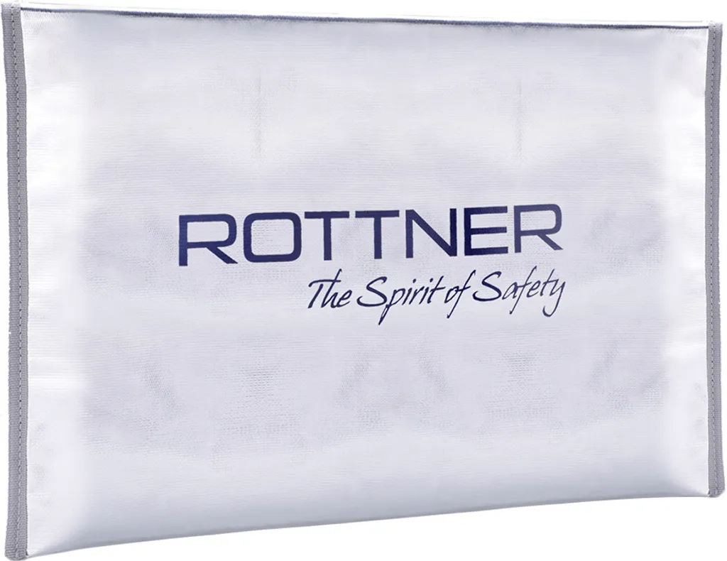 Pochette ignifuge argentée format A3 pour sécuriser vos archives de valeur