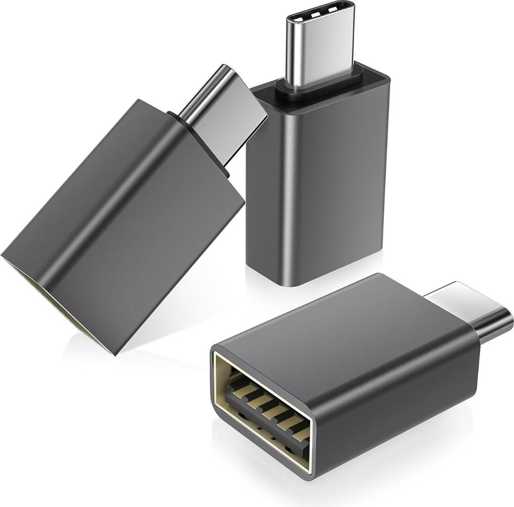 INF Adattatore USB-C a USB 3-Pack, in lega di alluminio, Immagine del prodotto 
