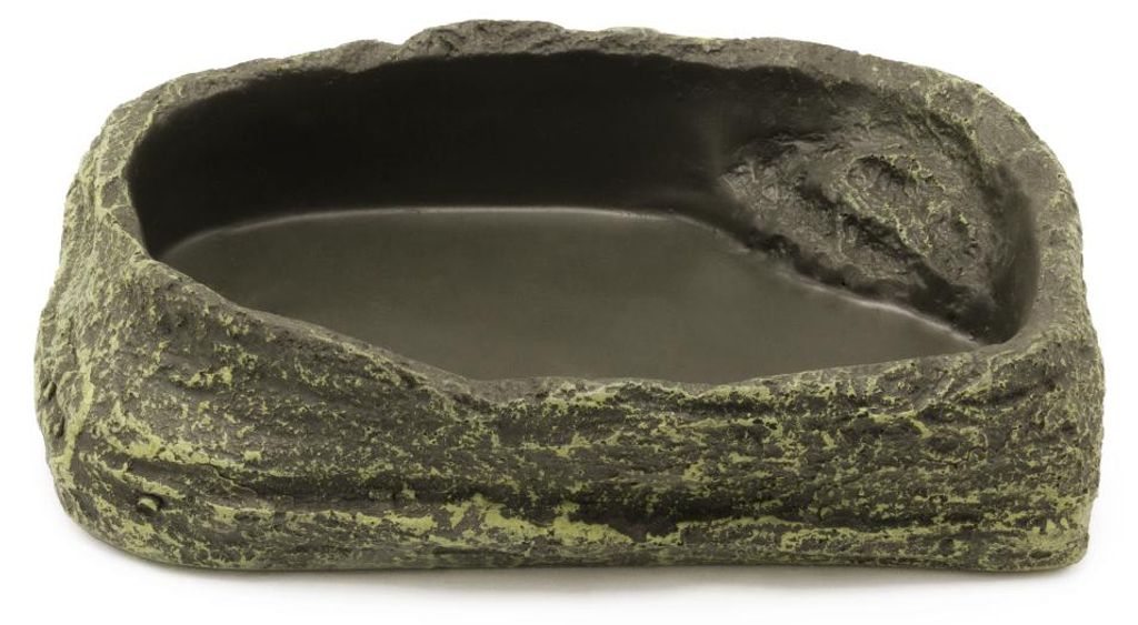 Wasser- und Futterschale Stein No. 5 – Natürliche Terrarium Schale in Steinoptik
