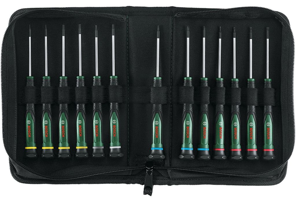 Set de tournevis de précision - 13 pièces - BOSCH - Image du produit 