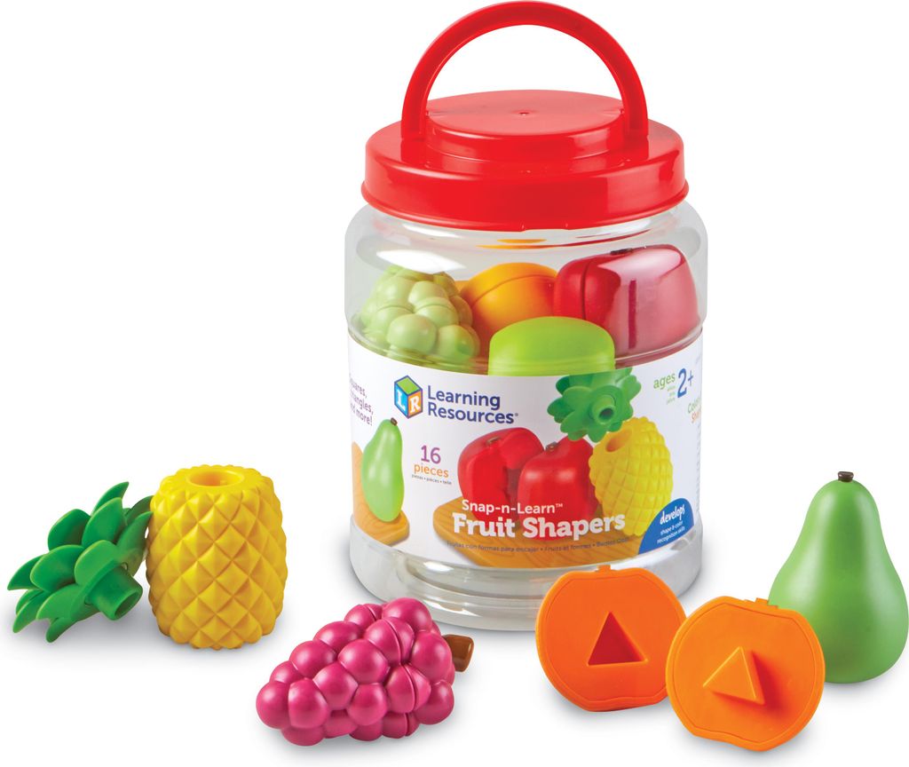 Learning Resources Lernspielzeug Snap-n-Learn Obstformen Set