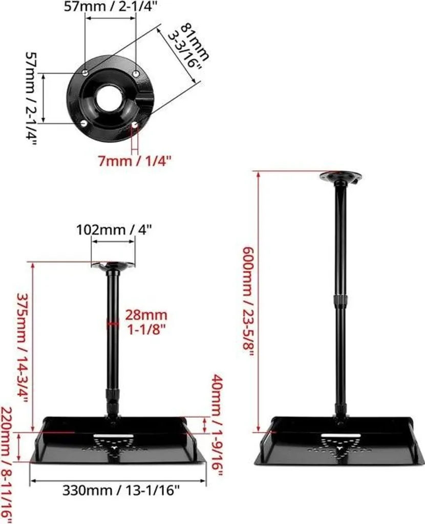 Fixation Plafond Projecteur Réglable : Fini les Problèmes d'Image - 5