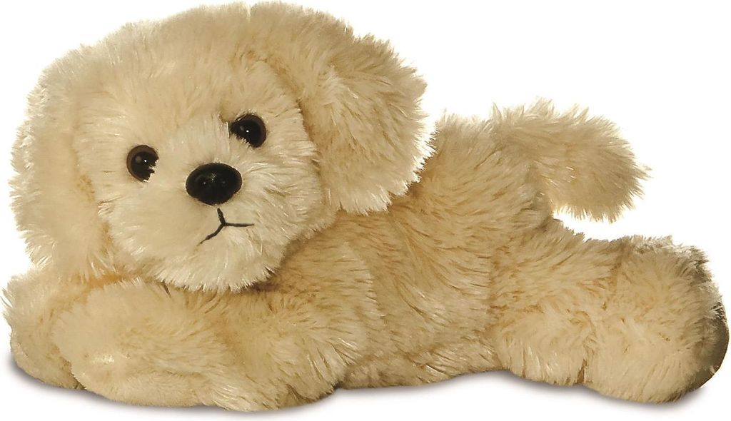 Aurora, 31252, Mini Flopsies, Bailie Golden Retriever, 20.5cm, peluche, color crema