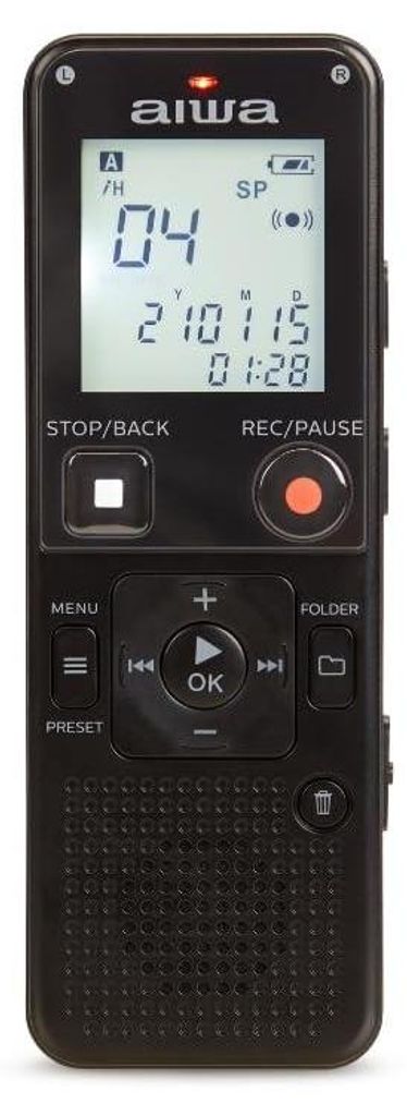 AIWA DVR-A600, registratore vocale digitale con microfono Immagine del prodotto 