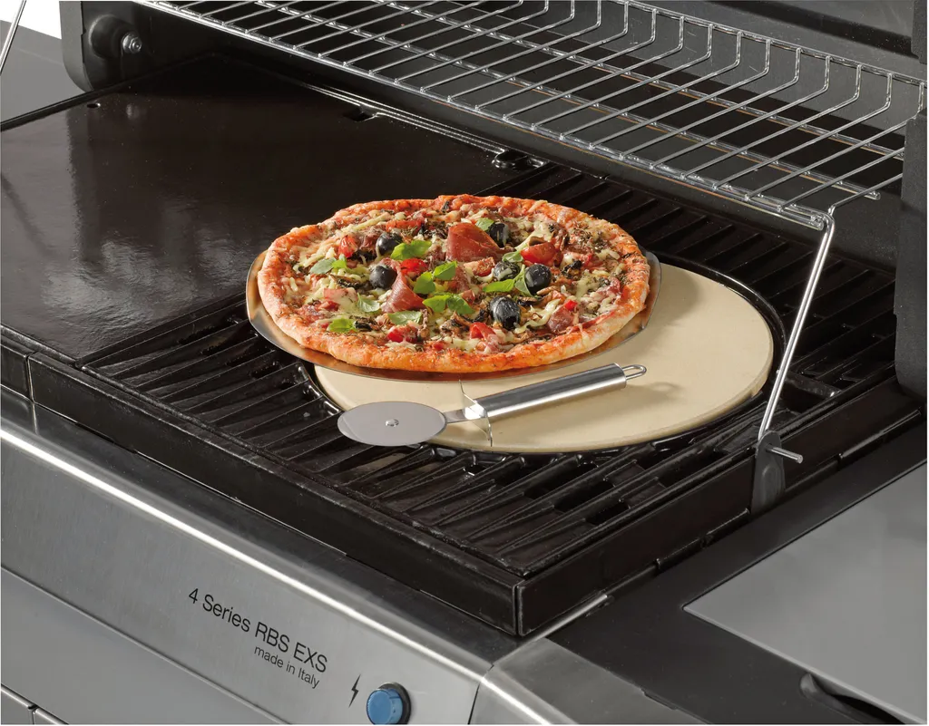 Pierre à Pizza pour Barbecue Culinary Modular avec Roulette de Coupe - 3