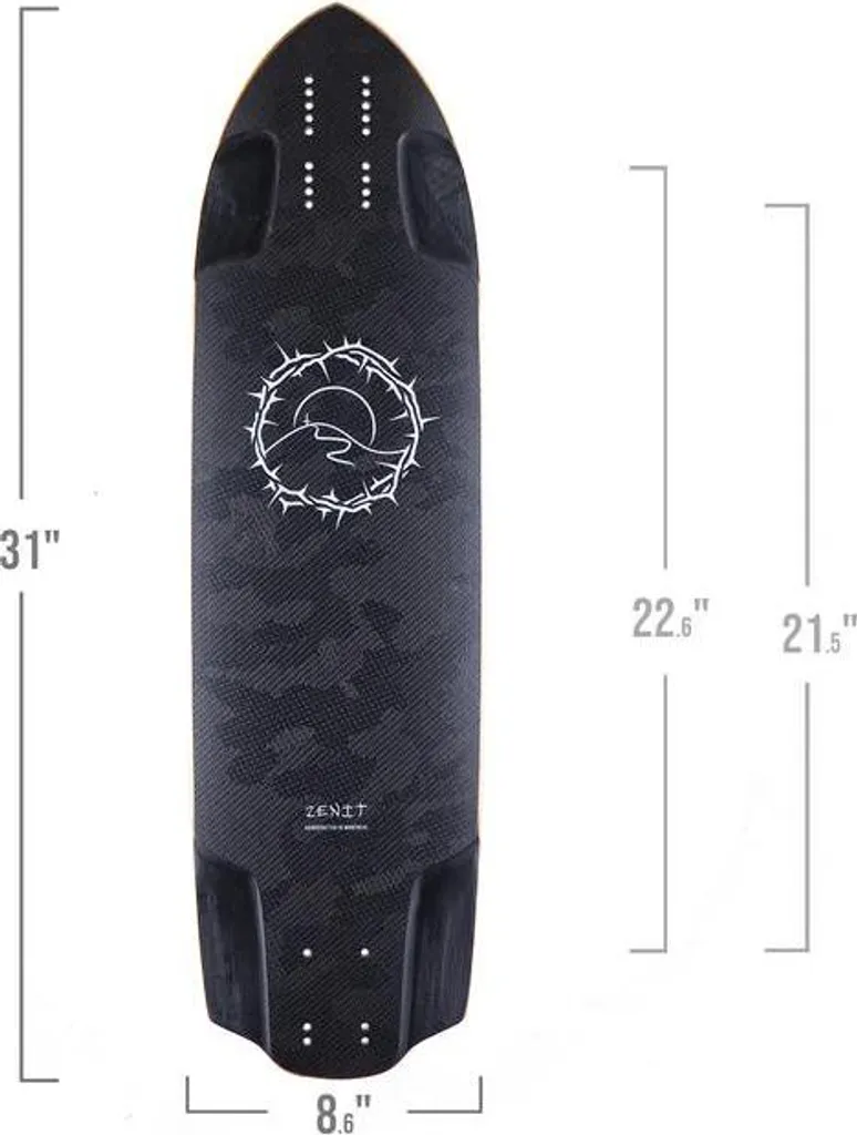 Planche Skateboard Zenit Stinger Deck - Longboard Performance Premium - 2