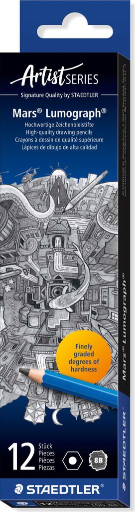 STAEDTLER® 100-8B Matita Mars Lumogr. 8B 100% PEFC Immagine del prodotto 