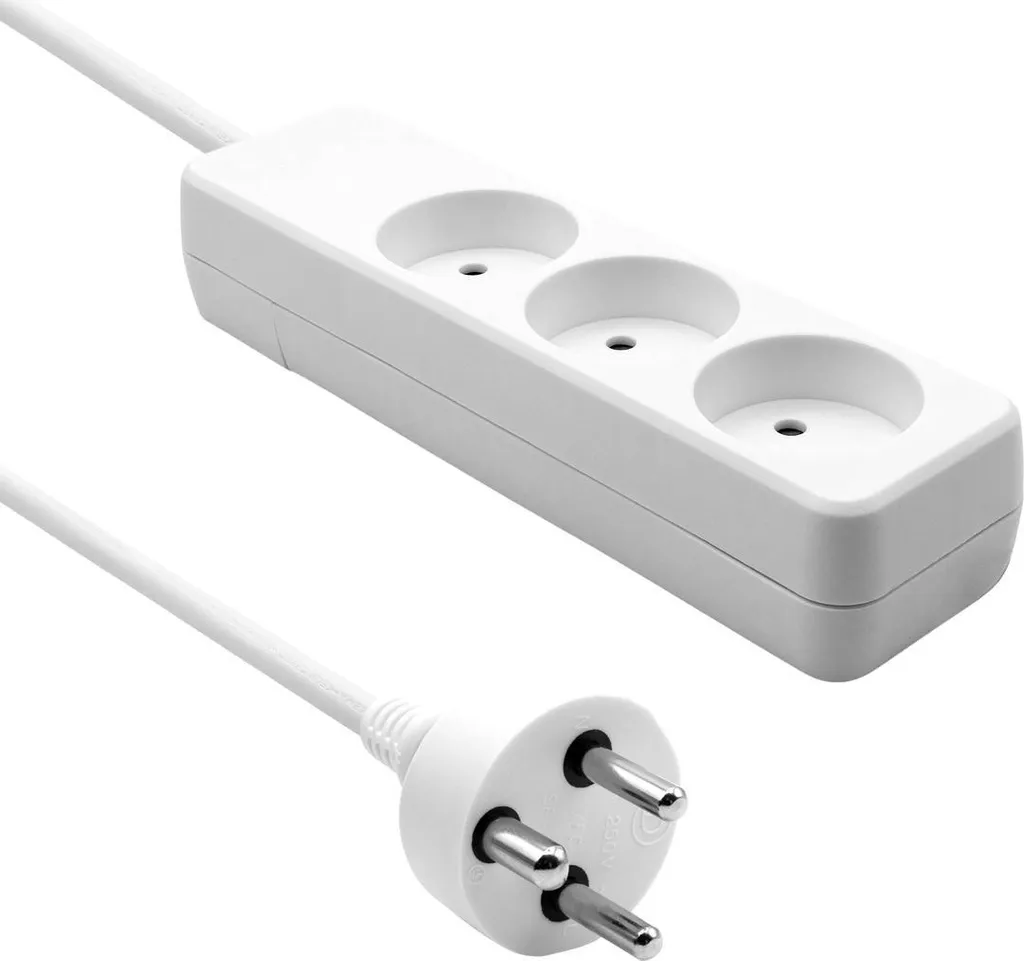Prise multiple danoise 3x Proxtend blanche 4m fini les câbles courts