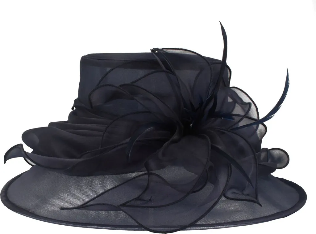 Chapeau de cérémonie McBurn en organza froissable - Élégance Femme