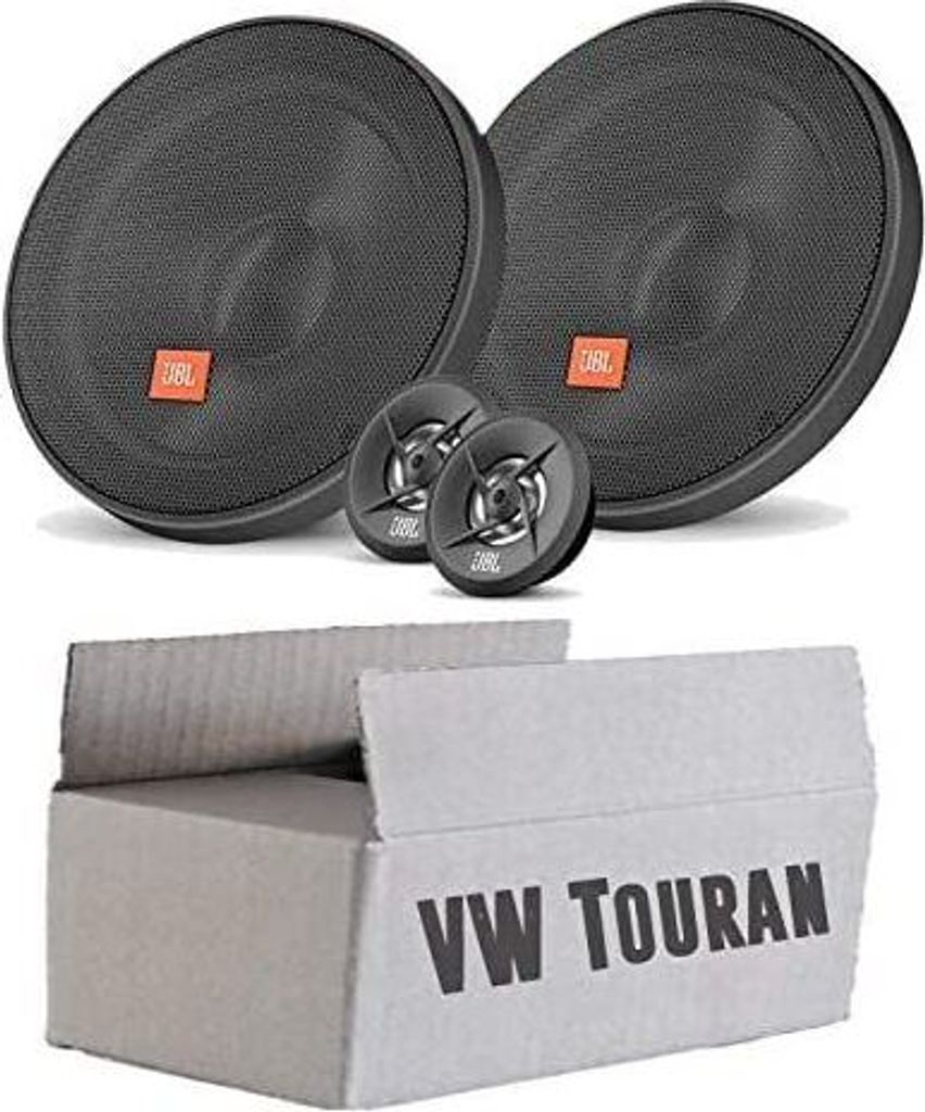 Lautsprecher Boxen JBL 16,5cm System Auto Einbausatz - Einbauset passend für VW Touran 1 Heck - justSOUND