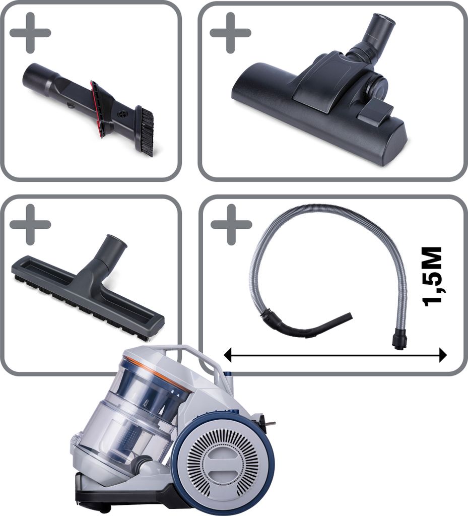 Dirt Devil Staubsauger ohne Beutel DD2501 - Produktbild 4
