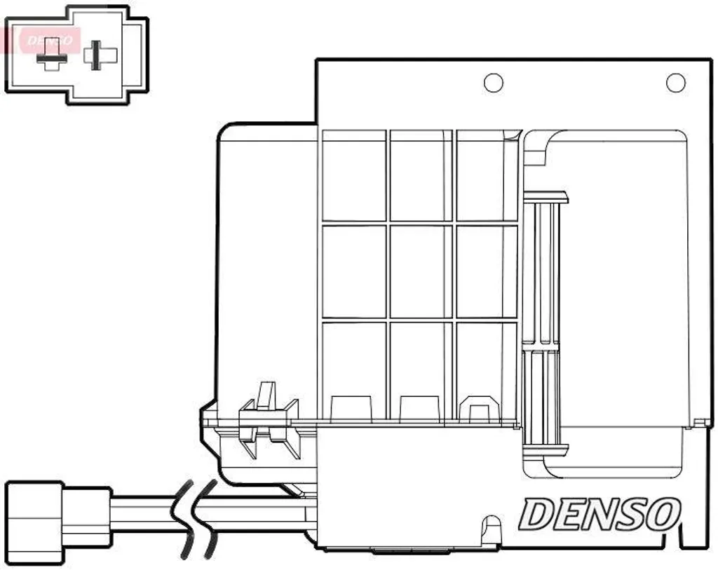 Moteur de soufflerie DENSO DEA17033 pour le chauffage du Sprinter Bus